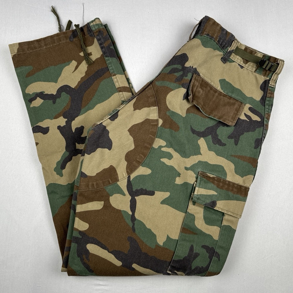 Rothco Ultra Force BDU Woodland Camo Cargo Pants Men's Medium Regular Tactical